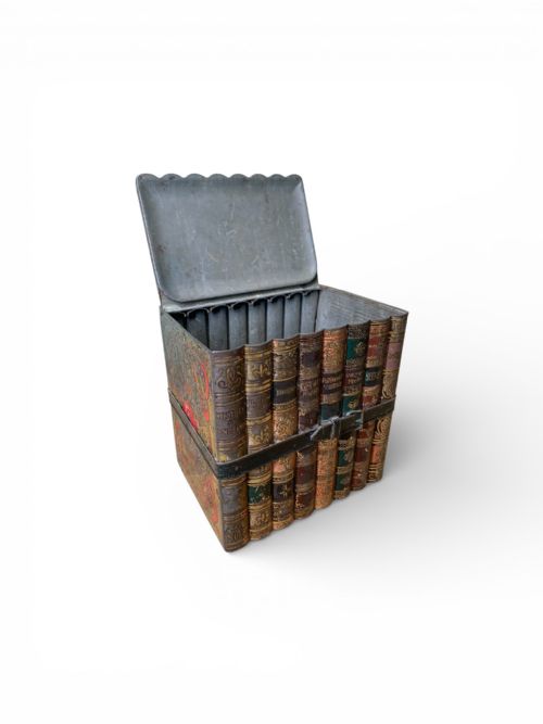 EDWARDIAN HUNTLEY PALMERS BOOK BISCUIT TIN - ADDITIONAL PHOTO 6