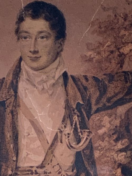 GEORGIAN WATERCOLOUR THE HUNTER J F MARIE HUET VILLIERS - ADDITIONAL PHOTO 8