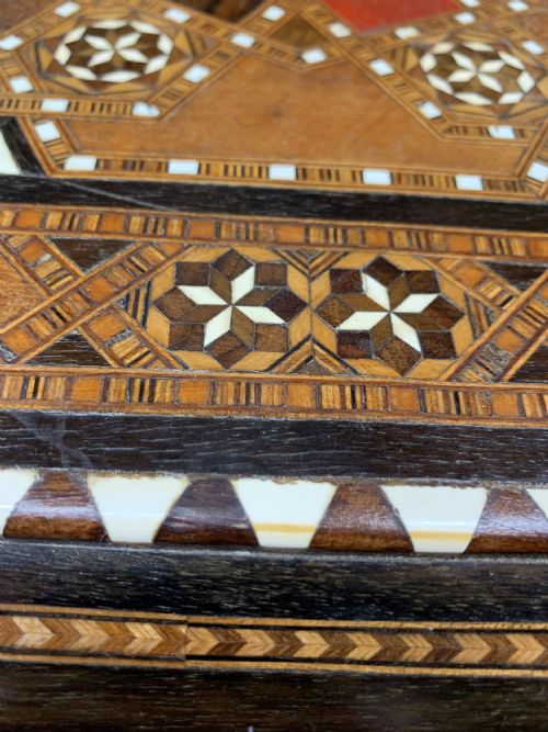 EARLY 20TH CENTURY MOORISH STYLE SIDE TABLE - ADDITIONAL PHOTO 6