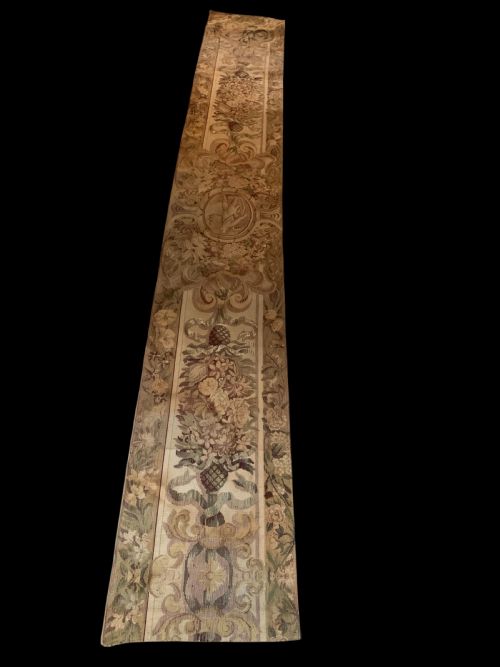 3X LATE 19TH CENTURY LONG FRENCH TAPESTRY PANELS - ADDITIONAL PHOTO 1