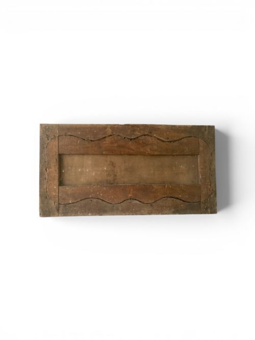 AN 18TH CENTURY PERIOD OVERDOOR PAINTED PANEL - ADDITIONAL PHOTO 9