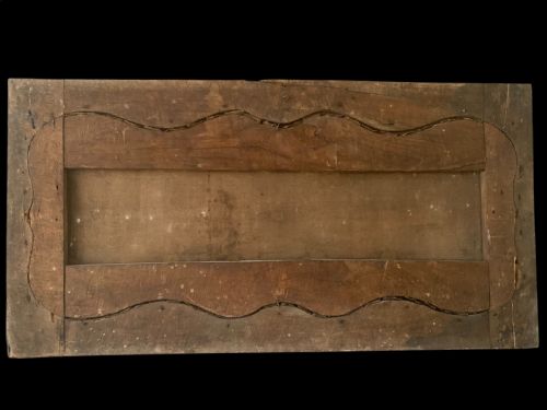 AN 18TH CENTURY PERIOD OVERDOOR PAINTED PANEL - ADDITIONAL PHOTO 10