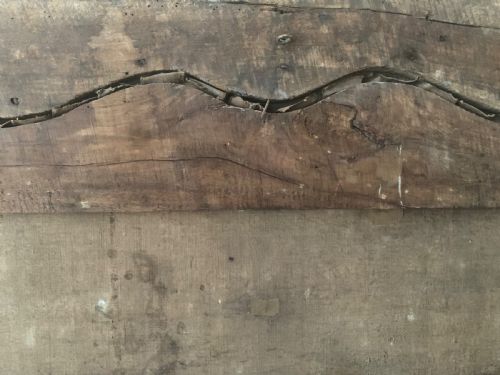 AN 18TH CENTURY PERIOD OVERDOOR PAINTED PANEL - ADDITIONAL PHOTO 14
