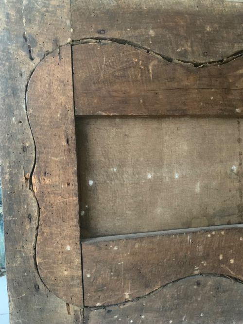 AN 18TH CENTURY PERIOD OVERDOOR PAINTED PANEL - ADDITIONAL PHOTO 11