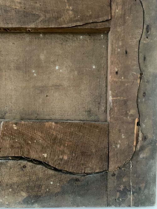 AN 18TH CENTURY PERIOD OVERDOOR PAINTED PANEL - ADDITIONAL PHOTO 13