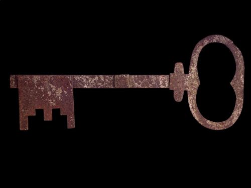 A Large 19th C Forged Iron Locksmith Trade Sign