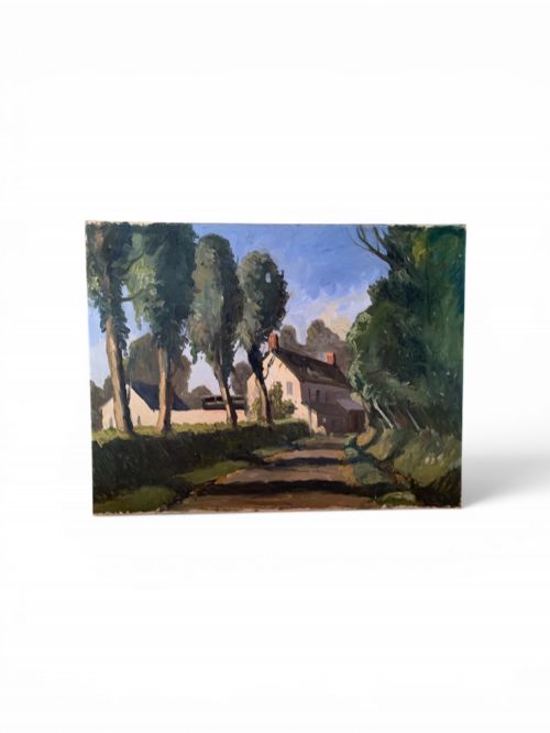EARLY 20TH CENTURY FRENCH OIL ON CANVAS - ADDITIONAL PHOTO 1