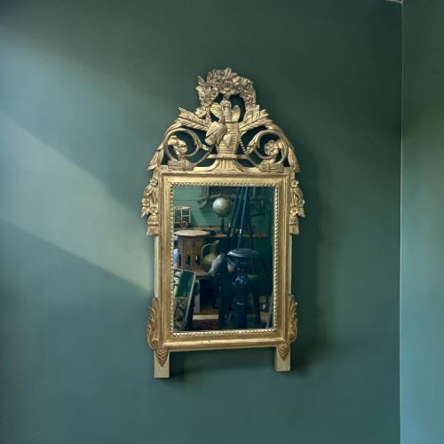 CHARMING 18th CENTURY FRENCH MARRIAGE MIRROR