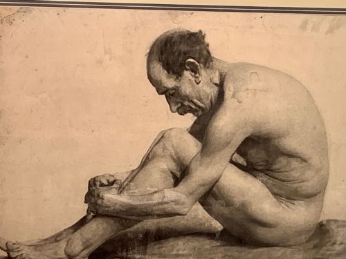 Academic Male Nude Drawing