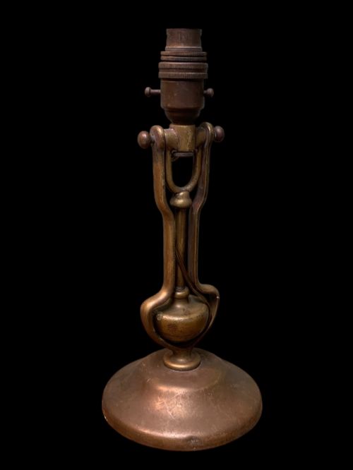 Early 20th C Ship Gimbal Table Lamp
