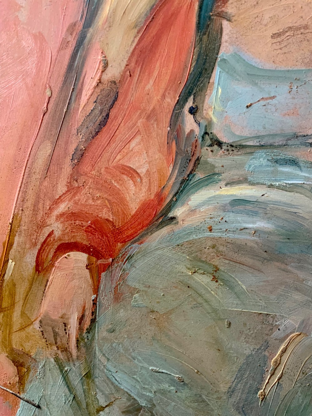 Oil painting of lady in armchair by Stella Steyn  View VI