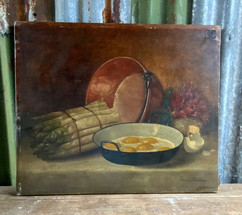FRENCH STILL LIFE OIL ON CANVAS