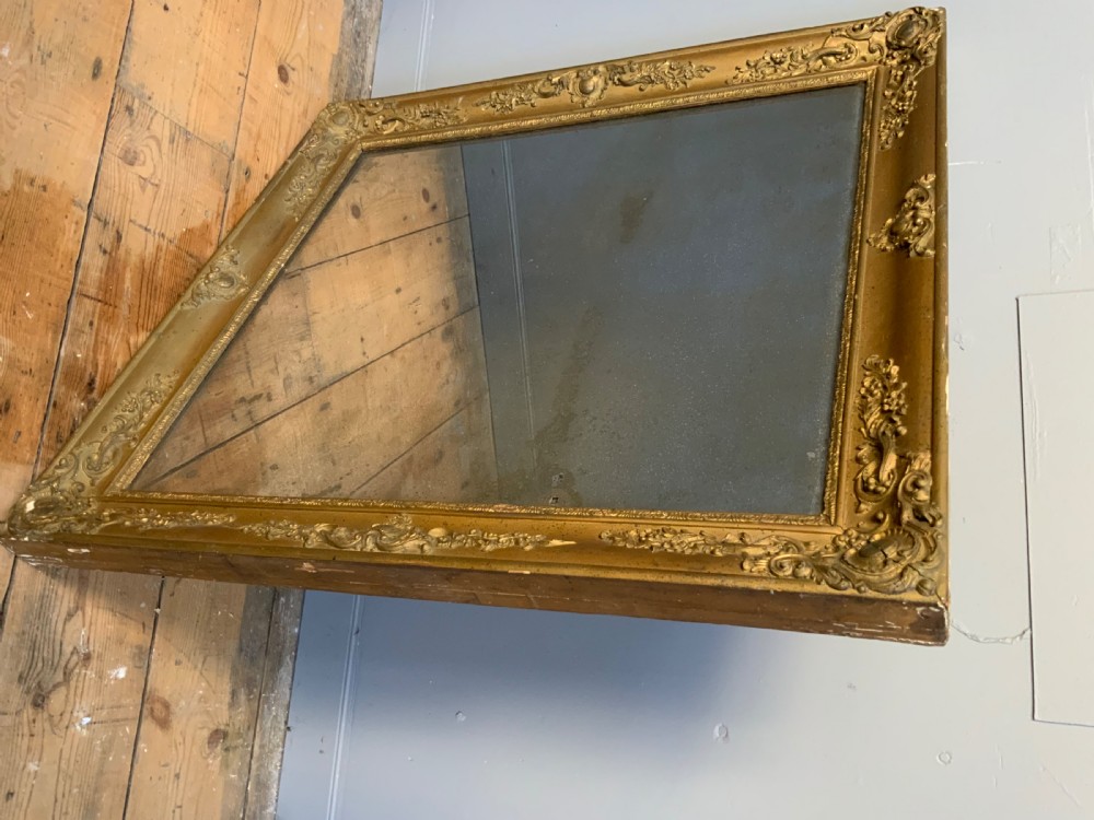 French 19thC gilt mirror View V