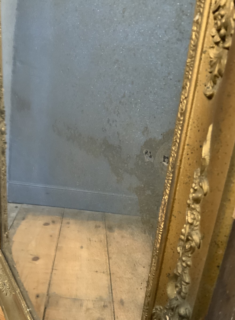 French 19thC gilt mirror View VII