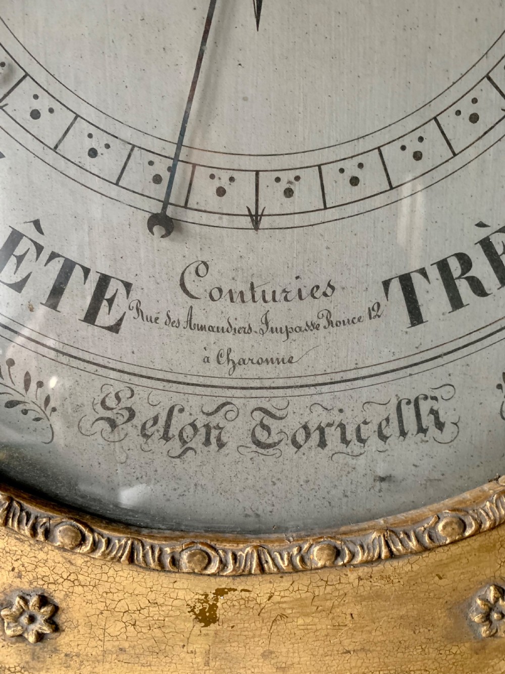 FRENCH LOUIS XVI BAROMETER View VI