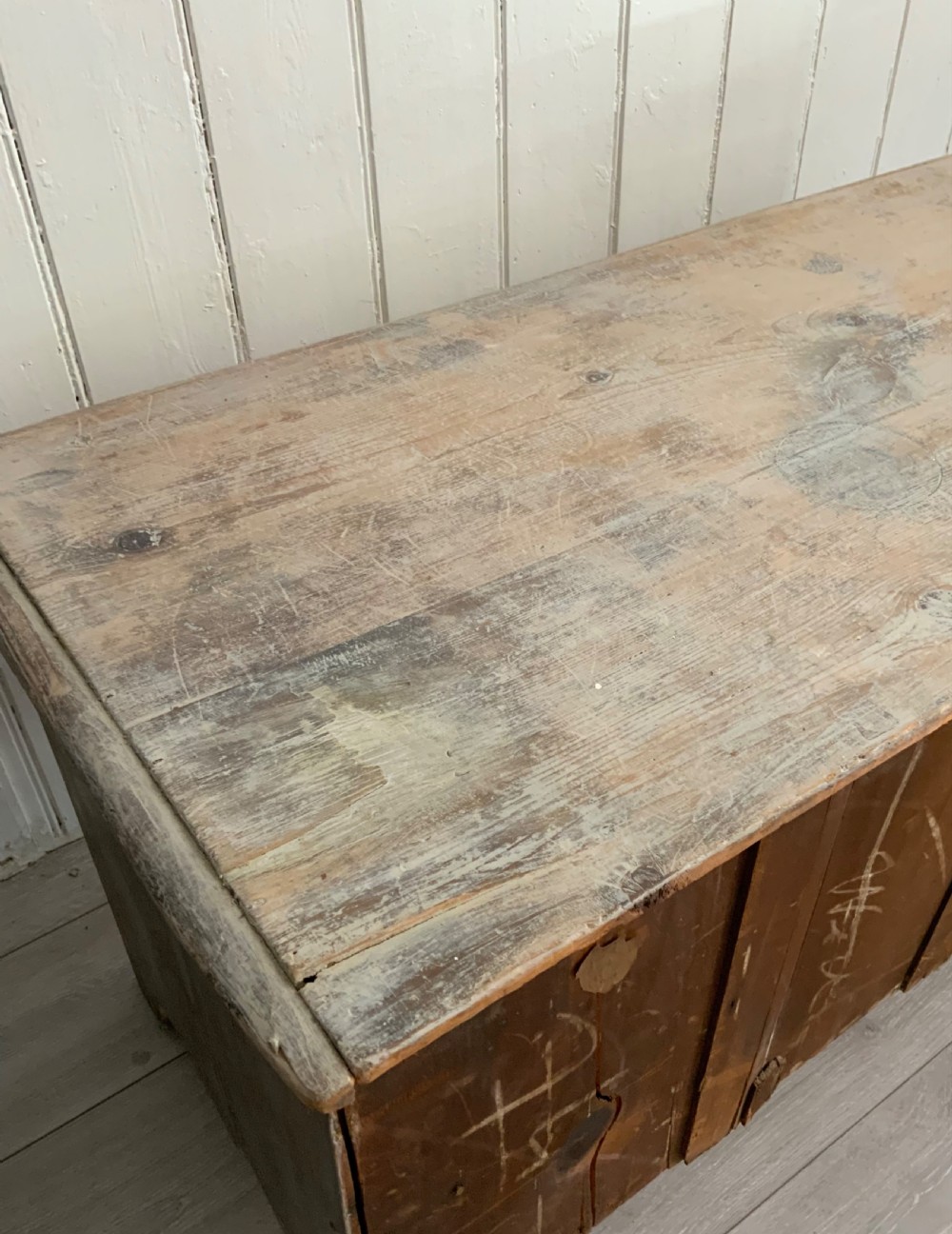 VICTORIAN 2 OVER 1 PINE CHEST View VIII
