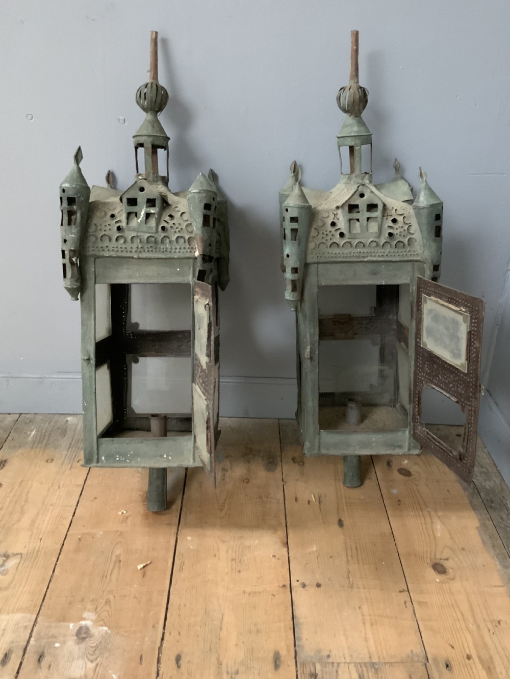 19th century procession lanterns View IX