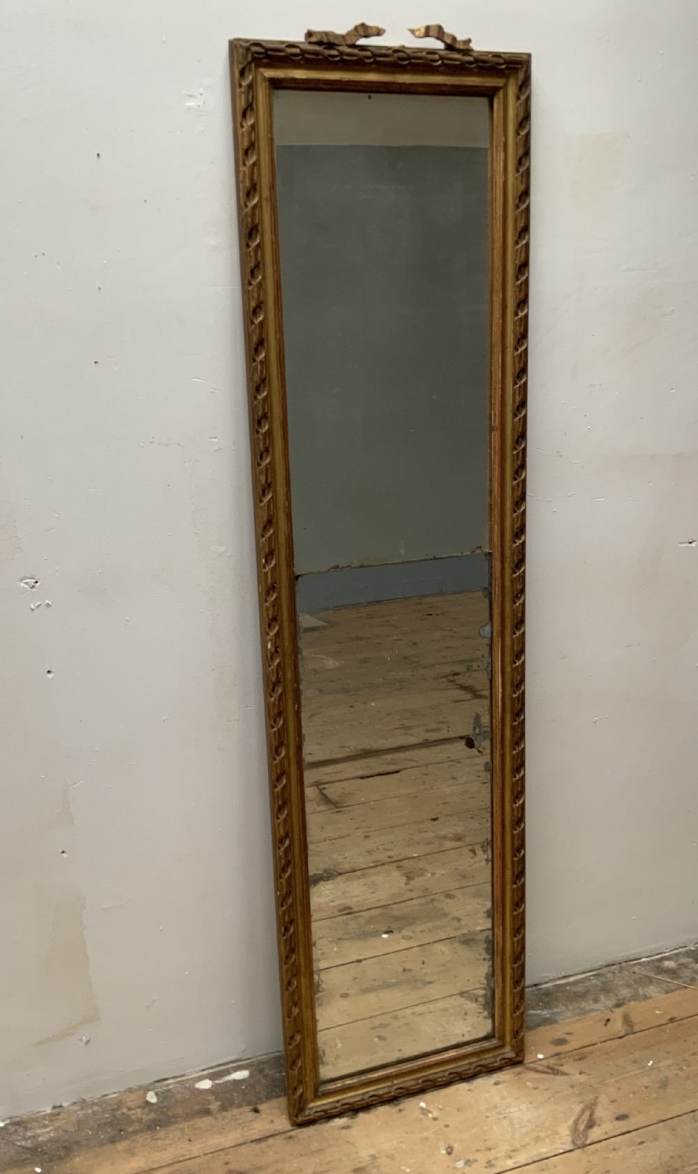 French 19th century gilt mirror 