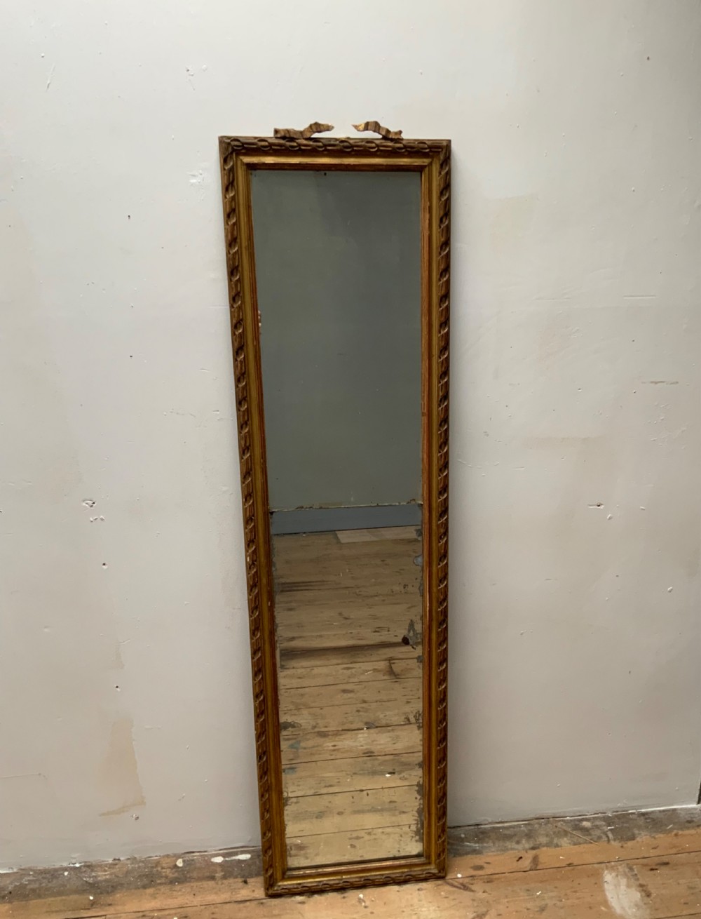 French 19th century gilt mirror  View II