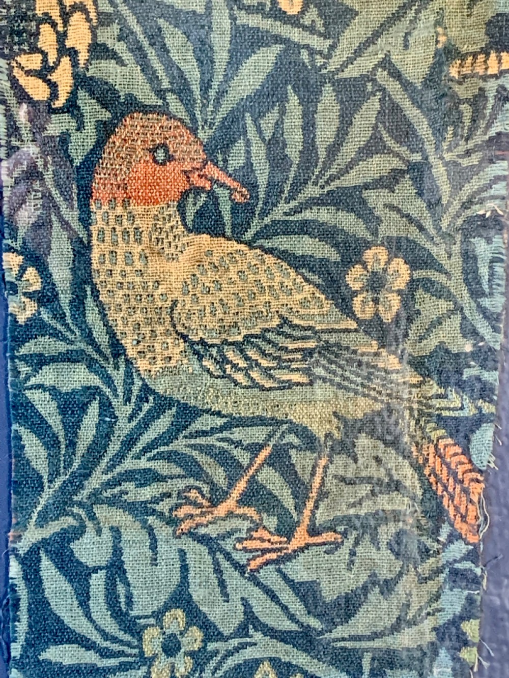 RARE ORIGINAL WILLIAM MORRIS WOVEN FRAGMENTS View VIII