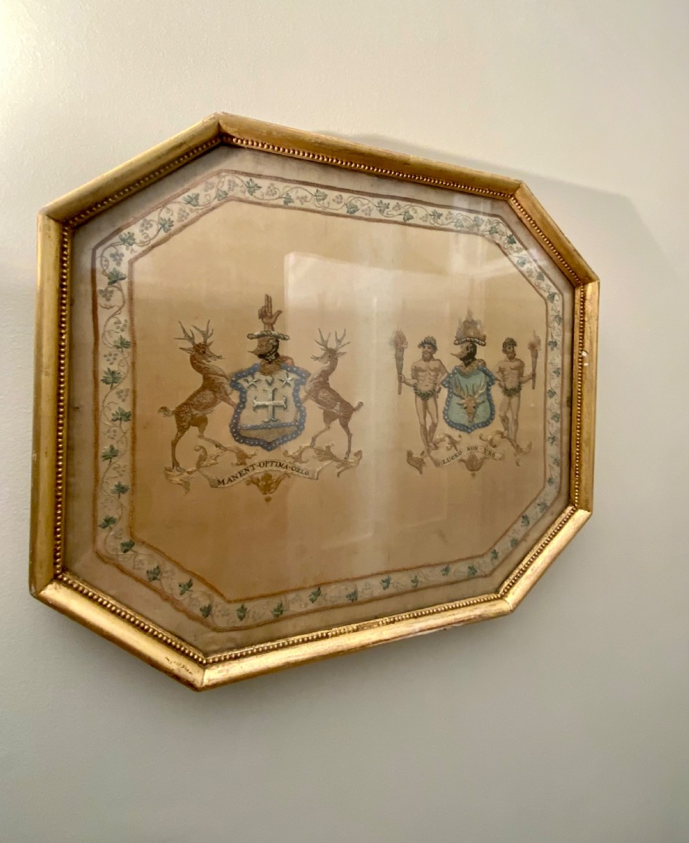 EARLY SCOTTISH SILK ARMORIALS View II