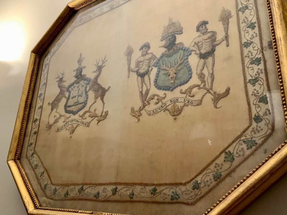 EARLY SCOTTISH SILK ARMORIALS View V