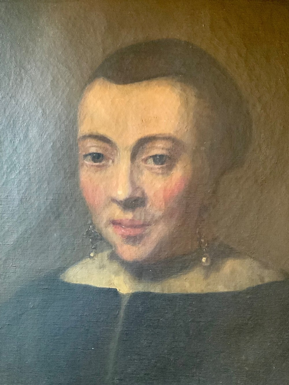 PORTRAIT OF A 17thC DUTCH LADY View II