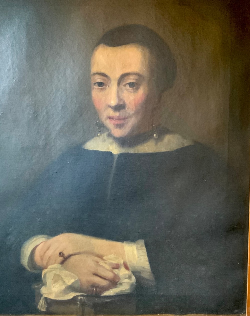 PORTRAIT OF A 17thC DUTCH LADY View V