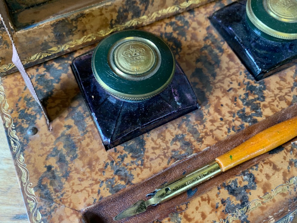 19th CENTURY FAUX BOOK INKSTAND View VIII