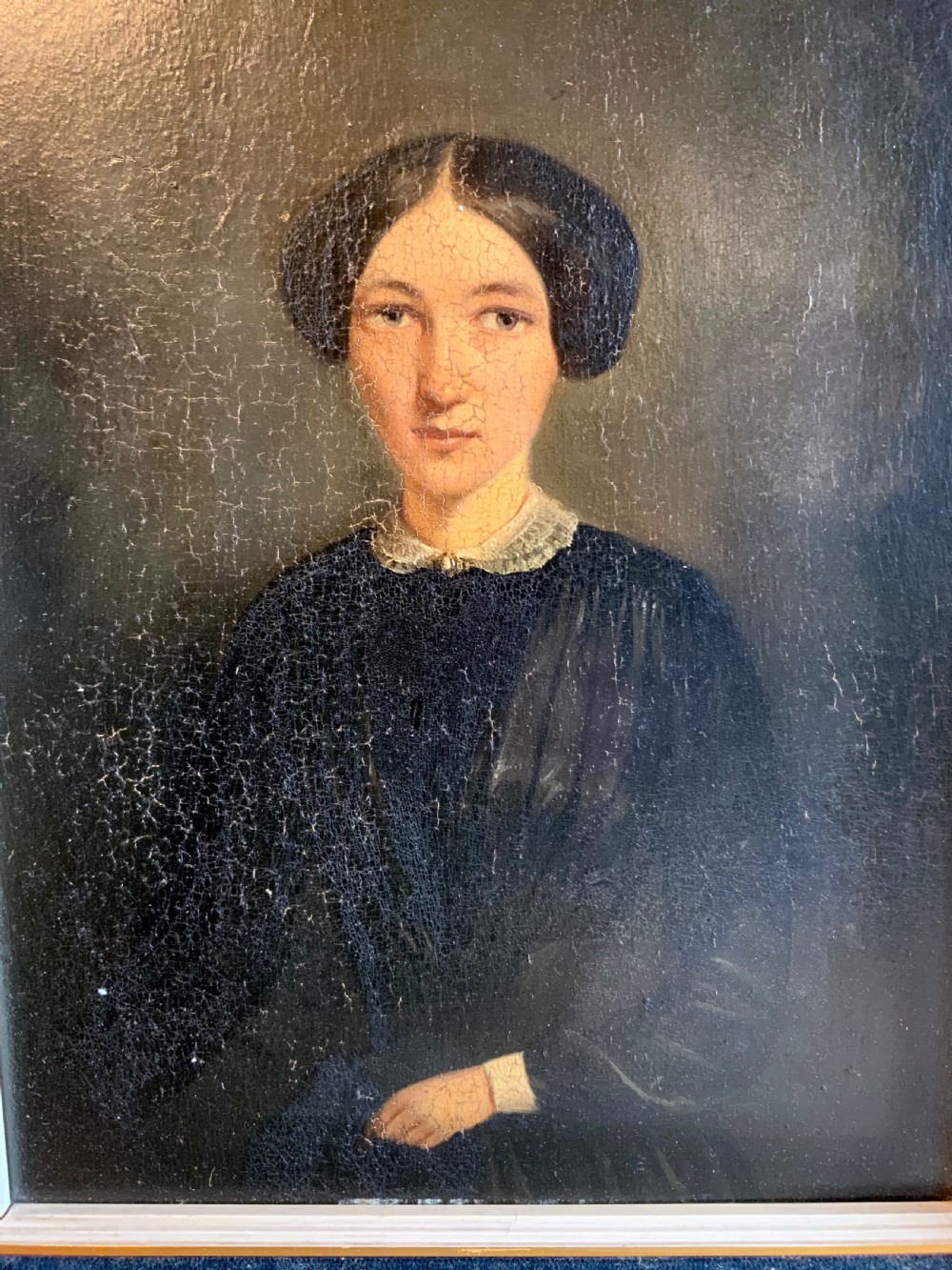 PORTRAIT OF A YOUNG WOMAN FRENCH SCHOOL View III