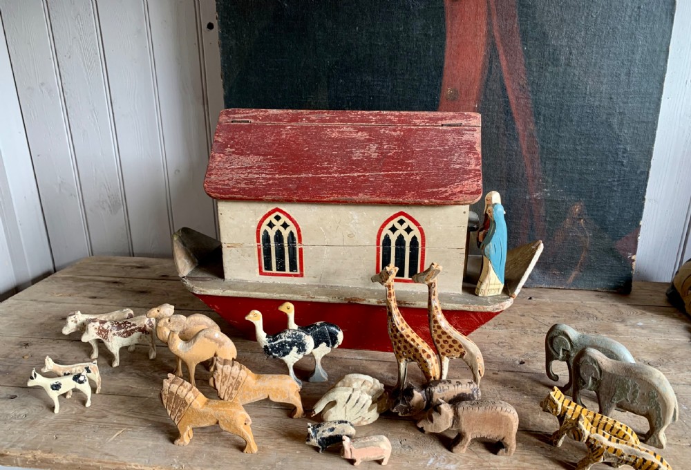 19thCentury FOLK ART NOAH’S ARK