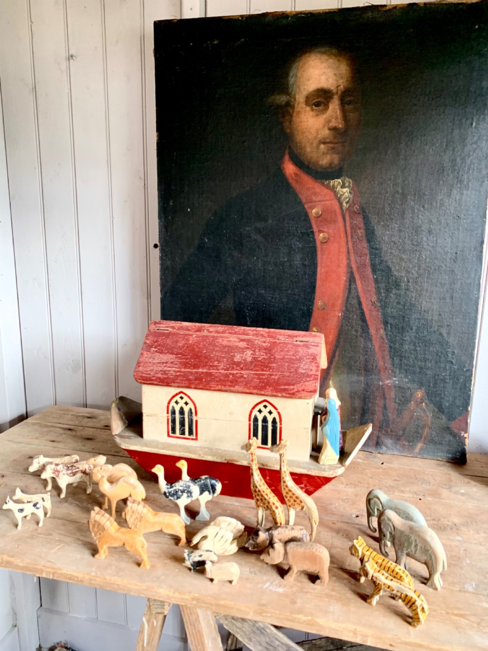 19thCentury FOLK ART NOAH’S ARK View II