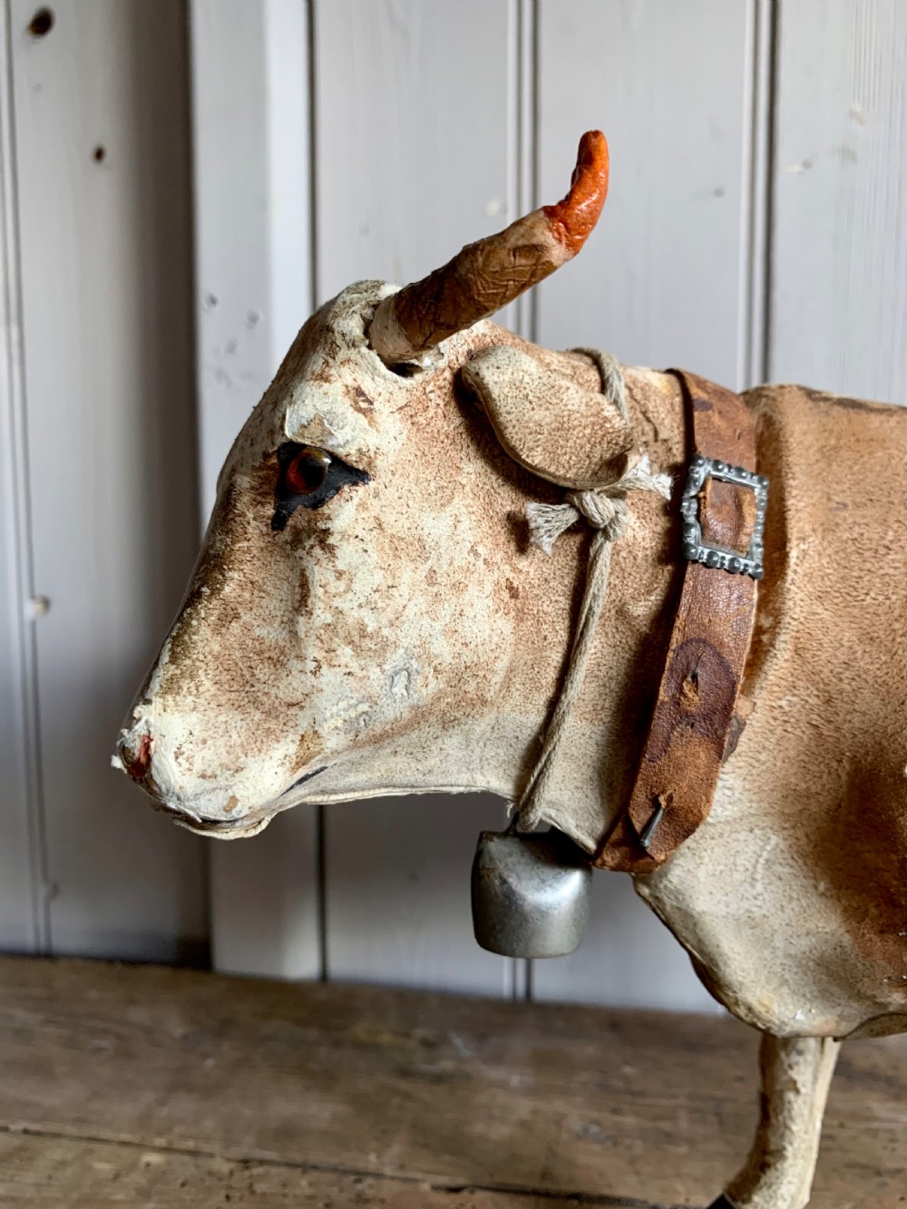 ANTIQUE TOY MODEL OF A COW View IV