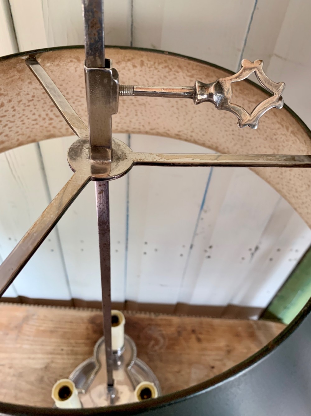 SILVER PLATED BOUILLOTTE LAMP View IX