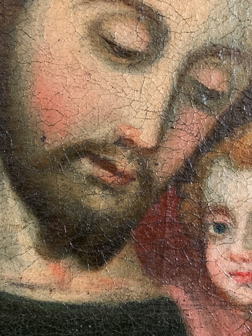 THE INFANT JESUS ORIGINAL 17th CENTURY SCHOOL OF CUSCO View V