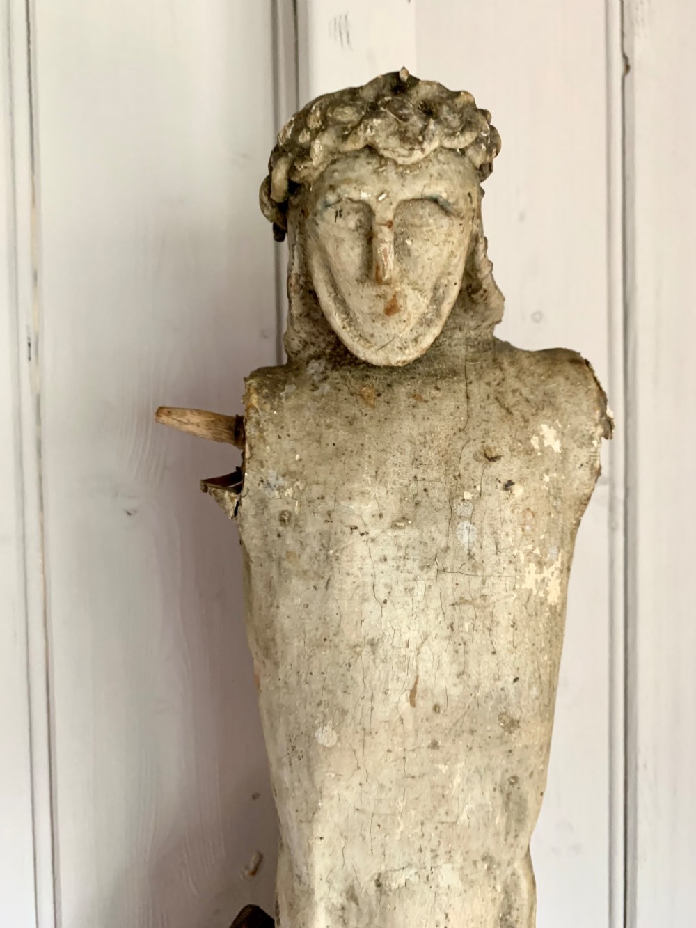 ANTIQUE FOLK ART  CRUCIFIX View III