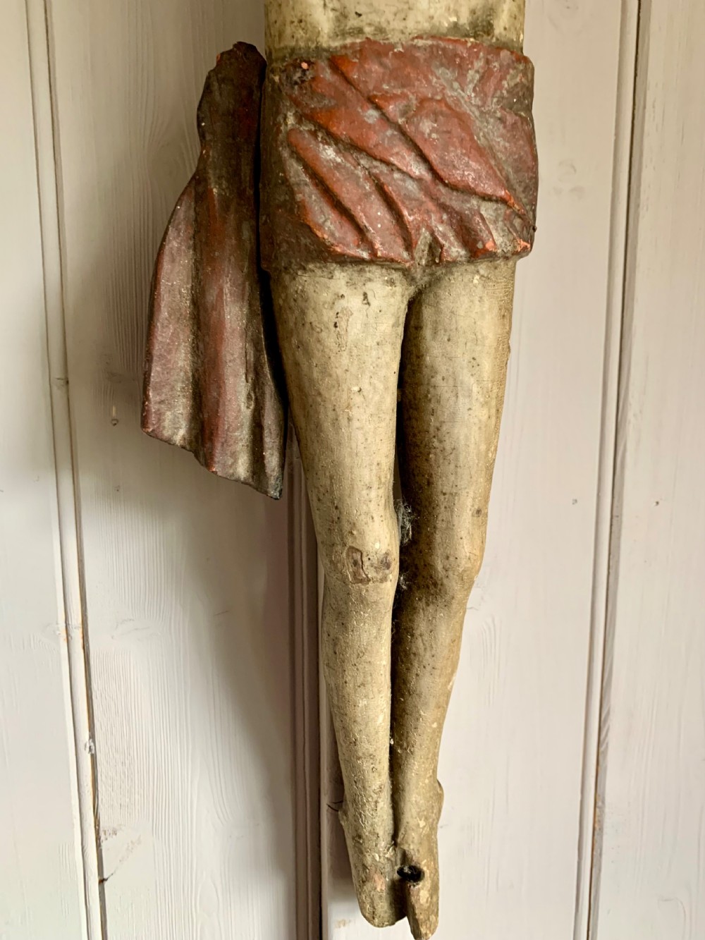 ANTIQUE FOLK ART  CRUCIFIX View IV