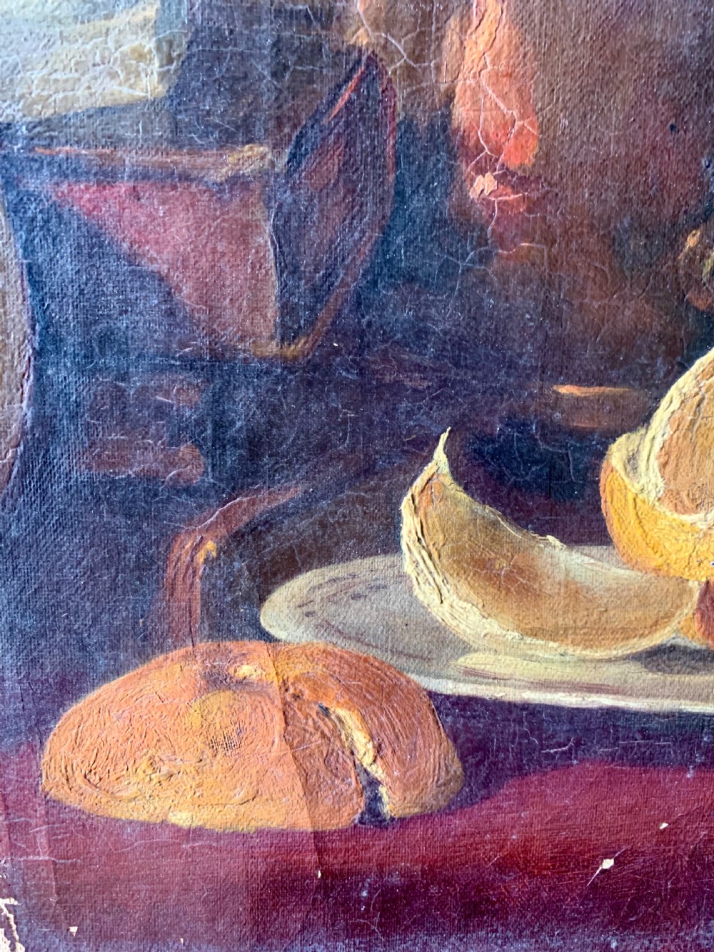 19th C STILL LIFE OF ORANGES View IV