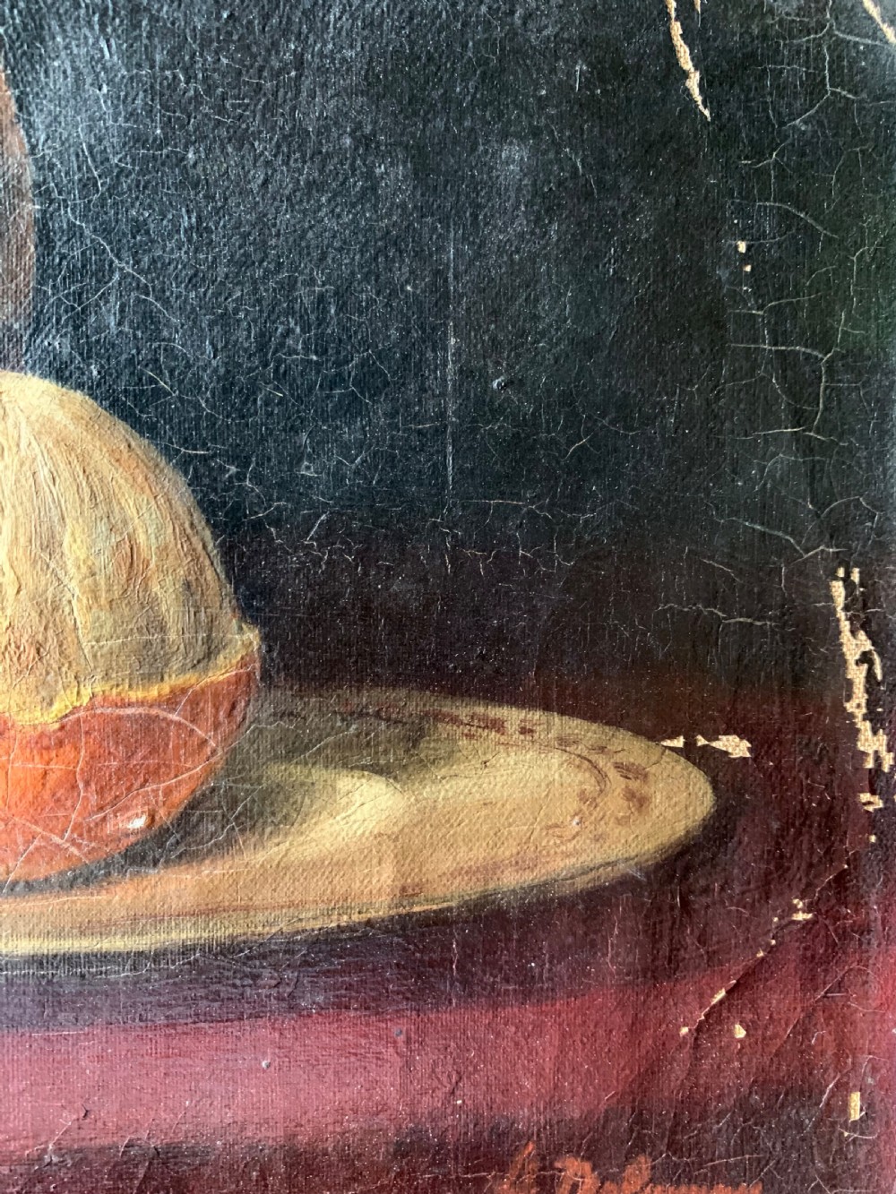 19th C STILL LIFE OF ORANGES View V