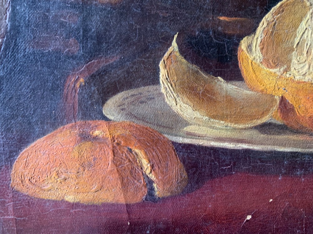 19th C STILL LIFE OF ORANGES View VII