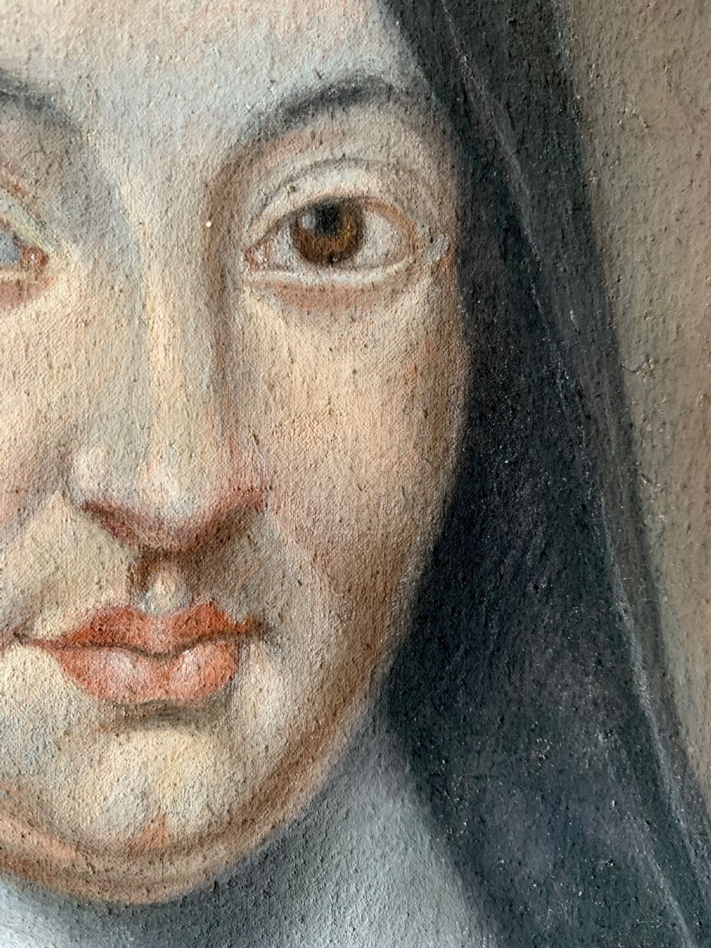 18th C PORTRAIT OF A NUN View IV