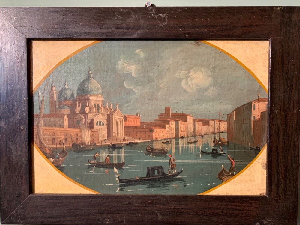 A SET OF 4  GRAND TOUR OILS OF VENICE AFTER CANALETTO View III