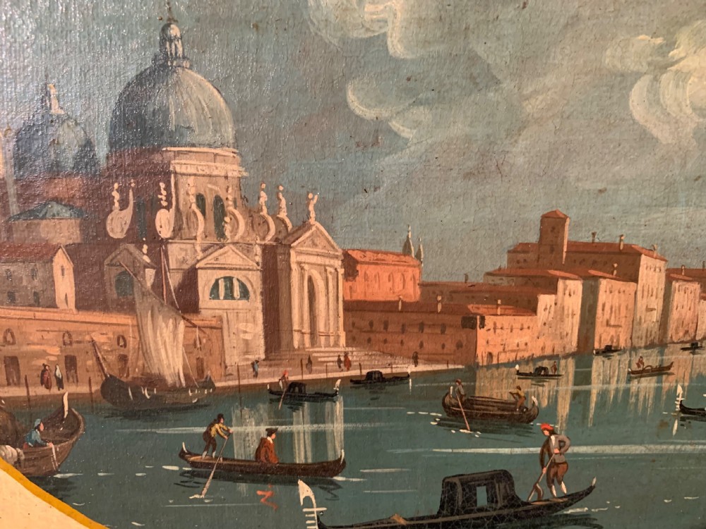 A SET OF 4  GRAND TOUR OILS OF VENICE AFTER CANALETTO View VIII