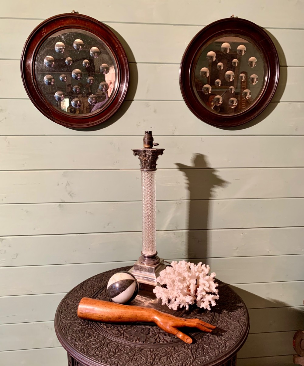 A LARGE PAIR OF SORCERERS MIRRORS View II