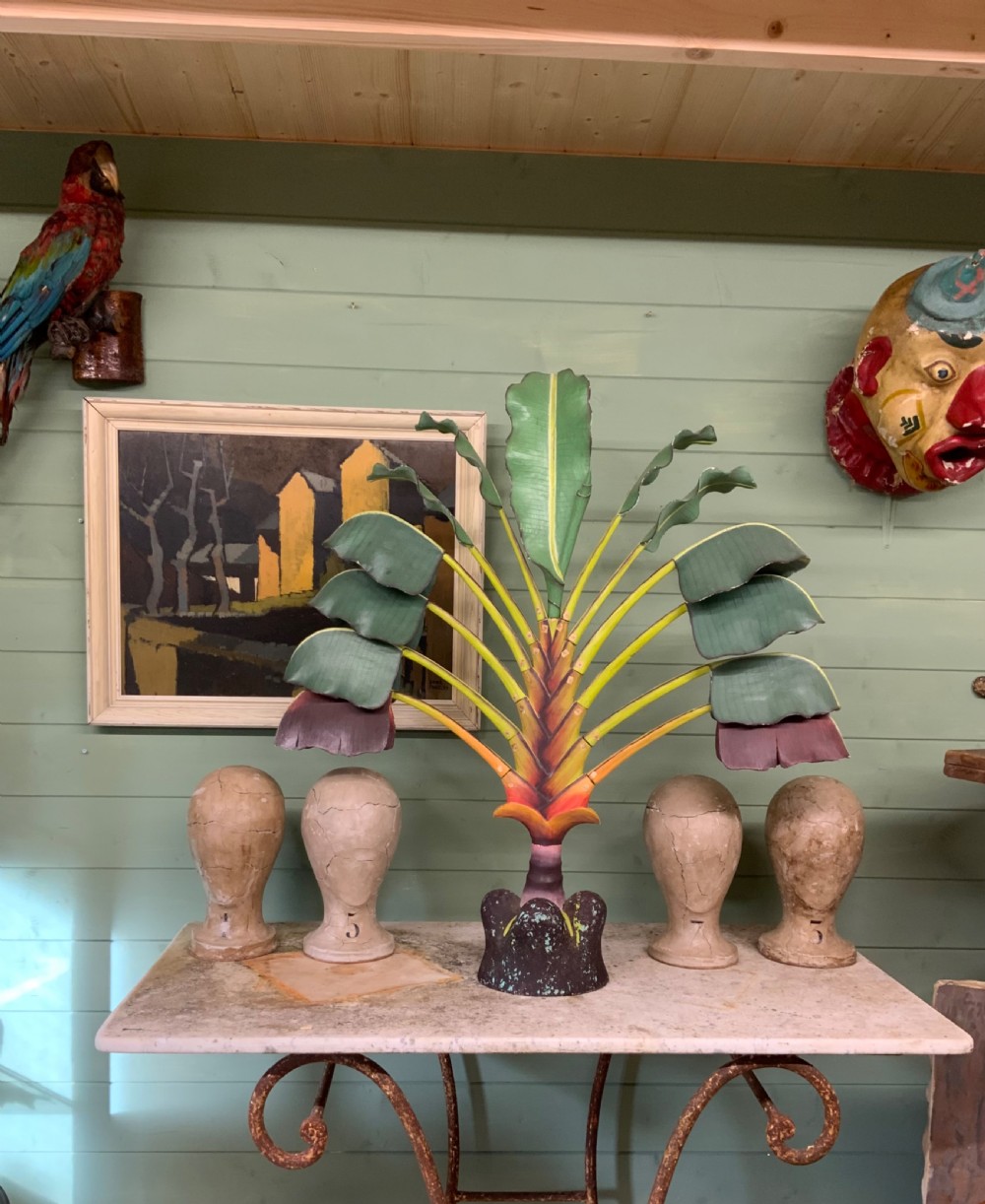 STRIKING LARGE SCALE MID CENTURY BOTANICAL MODEL View II