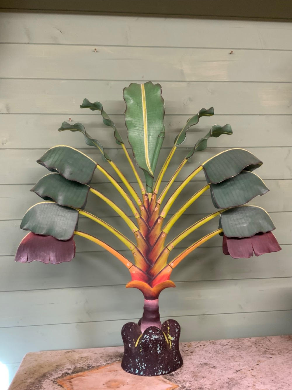 STRIKING LARGE SCALE MID CENTURY BOTANICAL MODEL