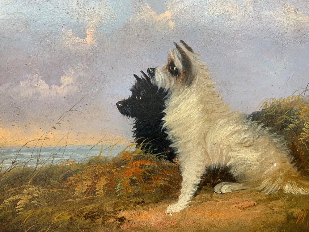 LOOKING OUT TO SEA - VICTORIAN OIL ON BOARD View IV