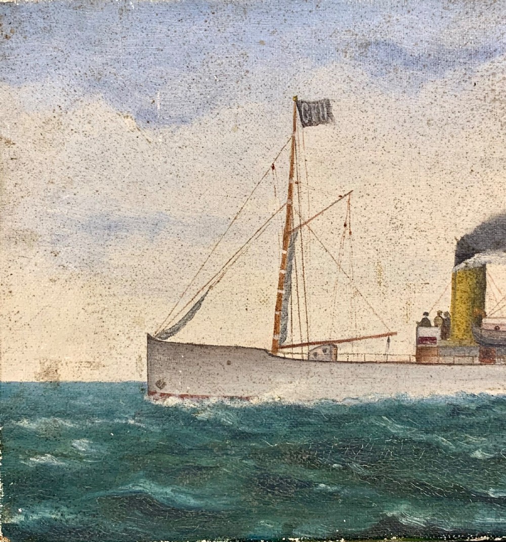 OLD FRENCH SHIP - OIL ON CANVAS View IV