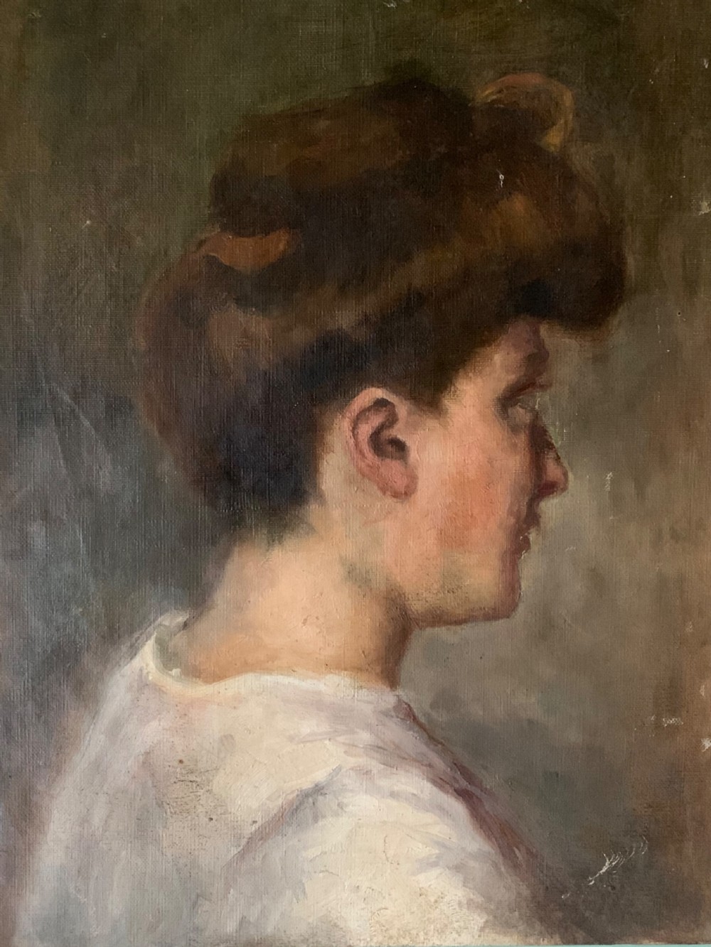 FRENCH STUDIO OIL PORTRAIT View II