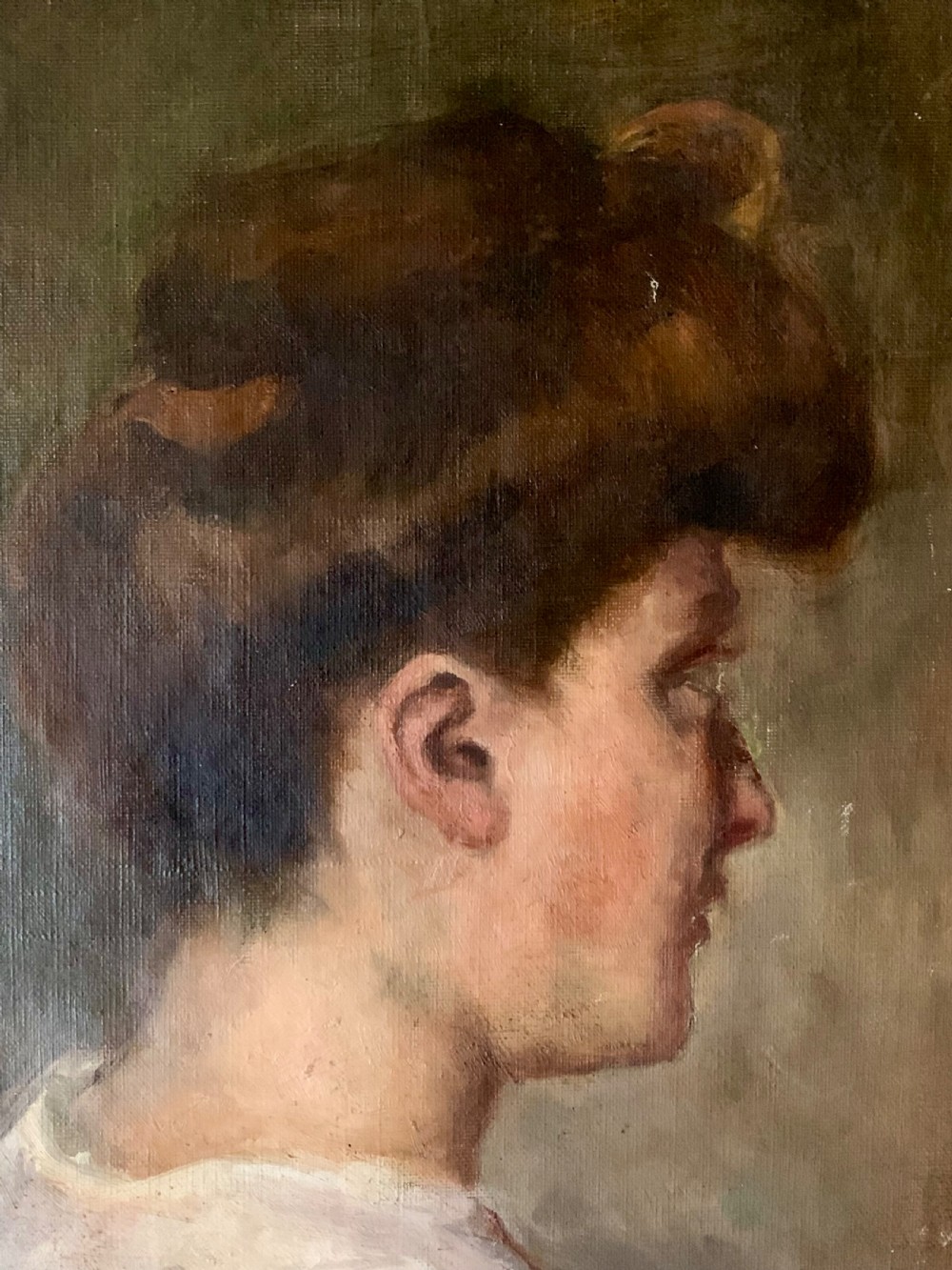 FRENCH STUDIO OIL PORTRAIT View III